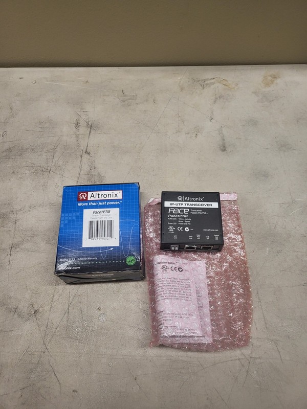 Altronix – PACE1PTM – Altronix IP and PoE+ Over Extended Distance UTP or CAT5e