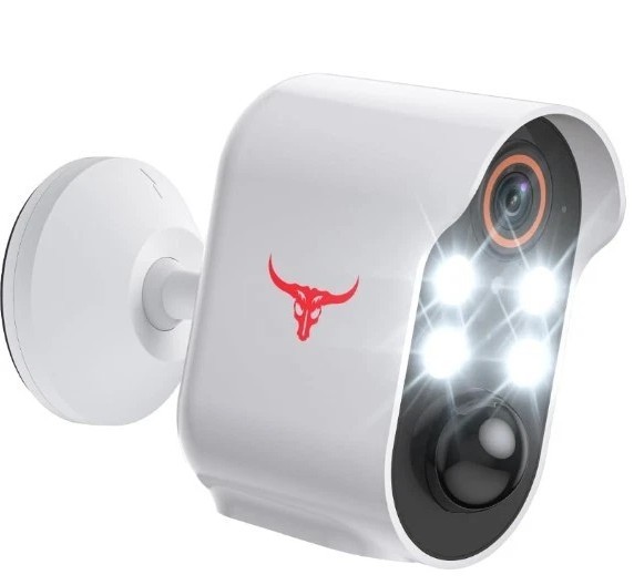 1080p WiFi Outdoor Security Camera, AI Detection, Night Vision, 2 Way Talk