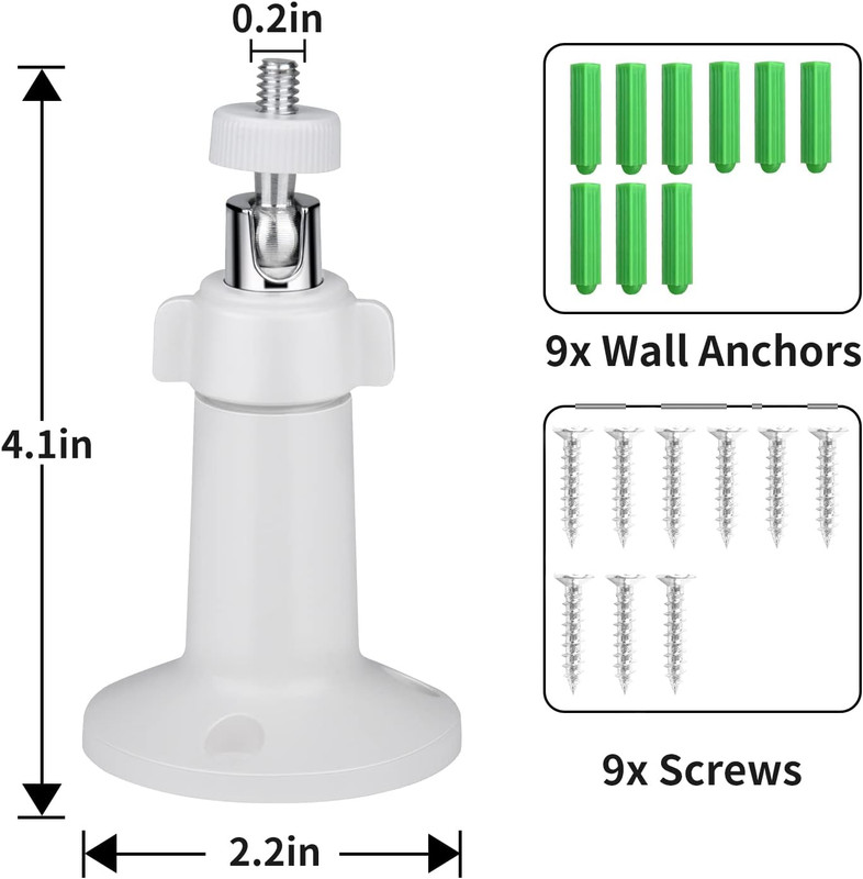 Wall Mount Compatible with Wyze Cam Pan V3 & Wyze Cam Pan V2 & Wyze Cam V3, Adju gallery