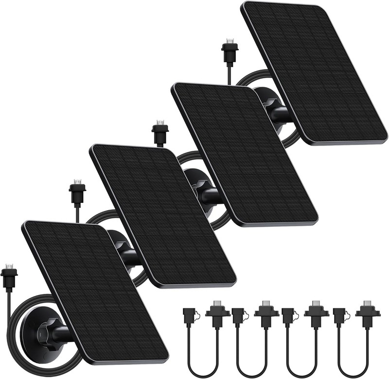 4 Pack Solar Panel for Blink Outdoor 2K+/4(4th Gen)/Outdoor(3rd Gen)