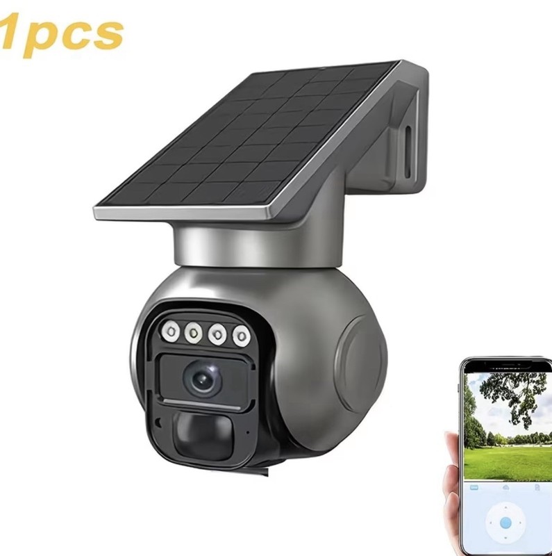 Outdoor Wireless Security Camera.PTZ Solar Wireless Security AI Human Detection gallery