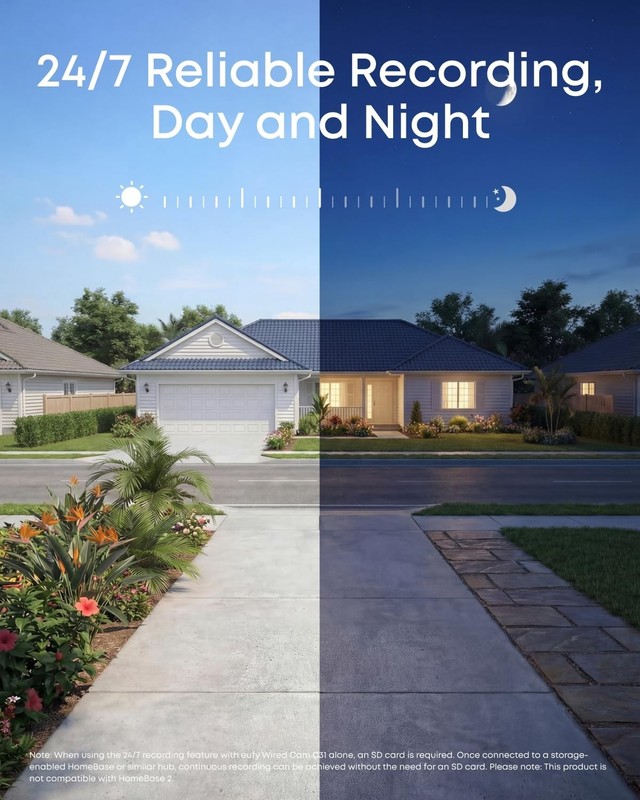 360° Pan & Tilt Security Camera, Indoor/Outdoor, AI Auto Tracking, Night Vision gallery