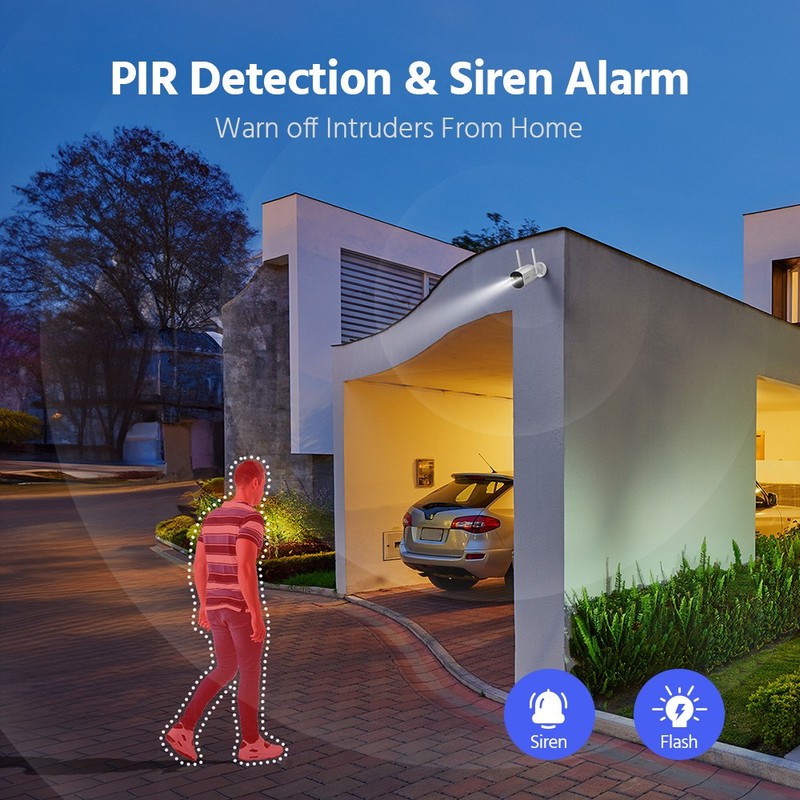 ANNKE 4MP WIFI PIR Security IP Camera AI Color Night Solar Power Two Way Audio gallery