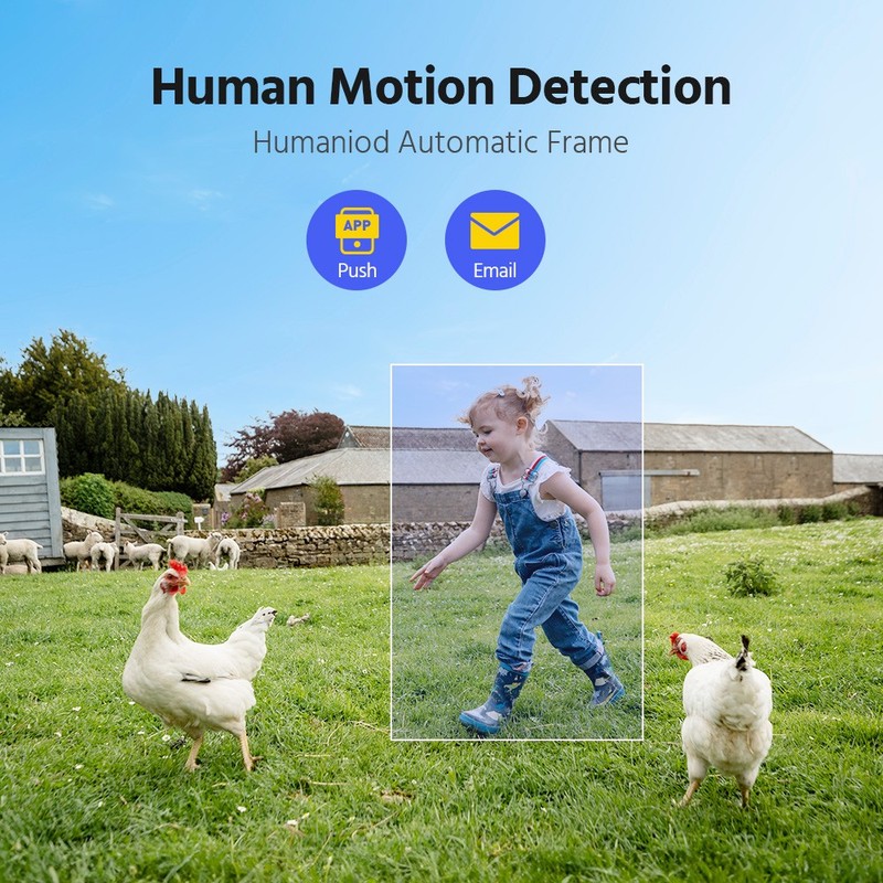 ANNKE 4MP WIFI PIR Security IP Camera AI Color Night Solar Power Two Way Audio gallery
