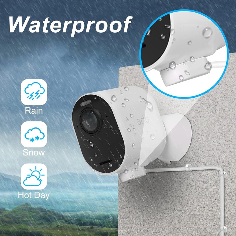 Outdoor & Indoor 2Pack Arlo Charger - 16ft Weatherproof Cable & Clips Included gallery