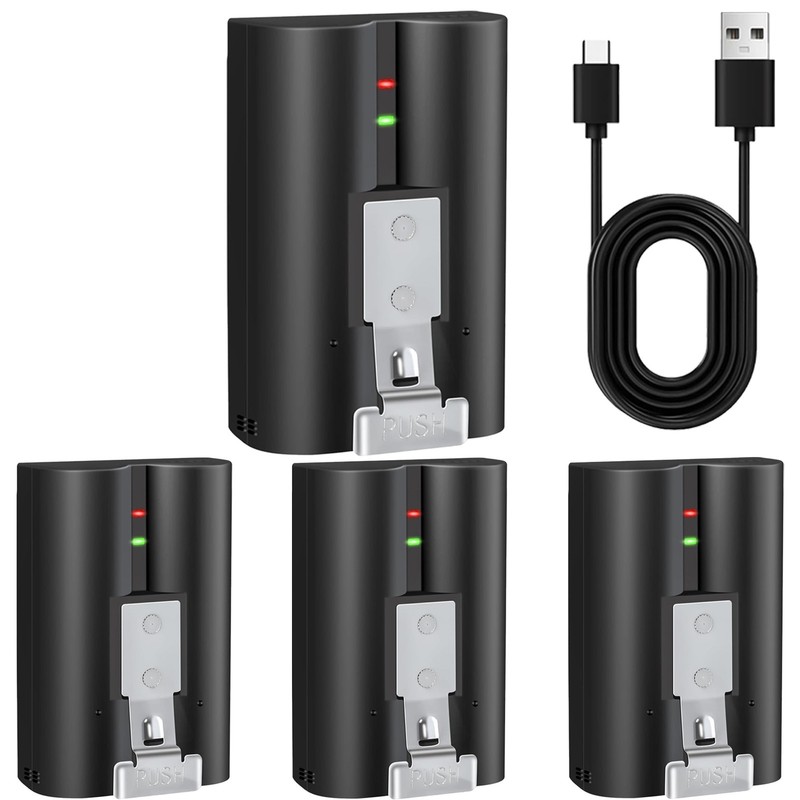 4x Replace Ring V4 Battery for Ring camera Doorbell Solar Floodligh 2/3/4/3 plus