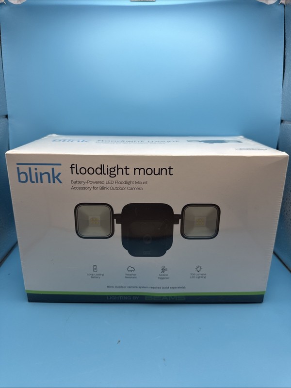 Blink Outdoor LED Floodlight Accessory for Blink Camera | 700 Lumens | Sealed
