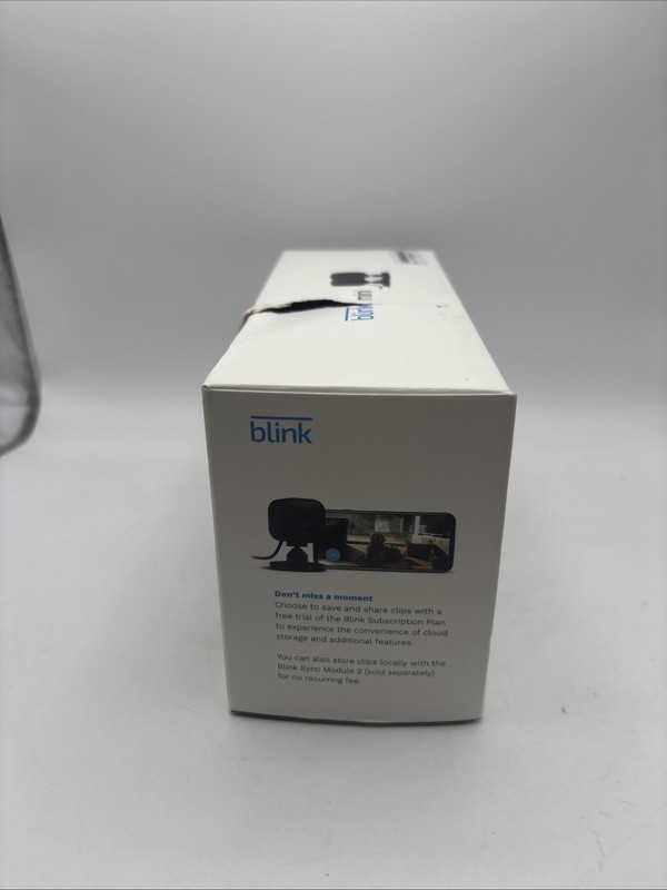 Blink Mini Indoor Smart Security Camera 2-Pack 1080p HD Wi-Fi Alexa Black gallery