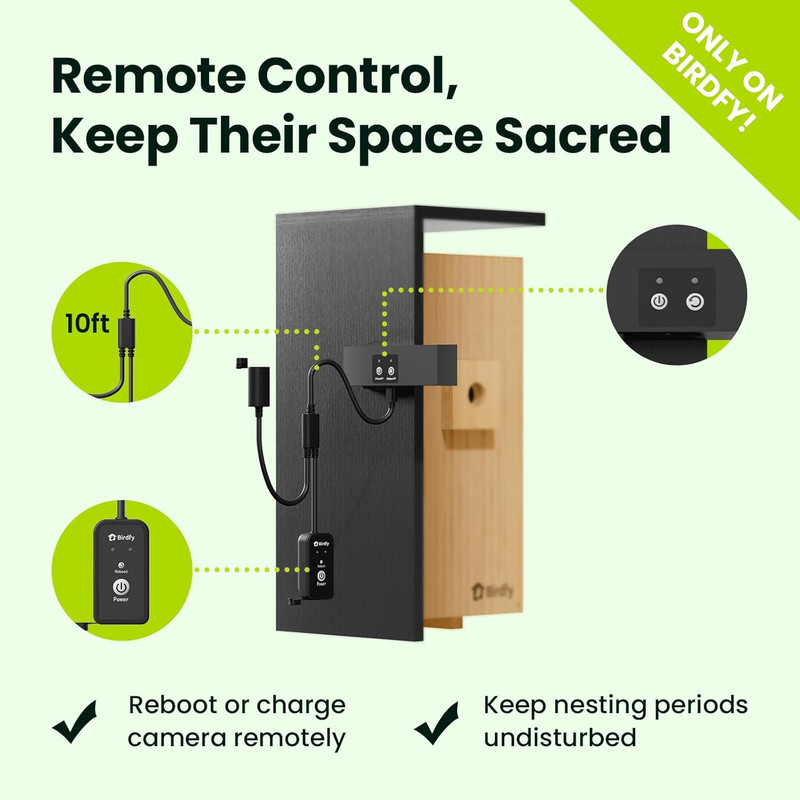 Smart Bird House with 1080P Dual-Cam & Solar Power - Perfect DIY Gift! gallery