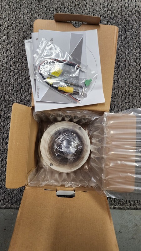 New Hanwha Wisenet XND-6080RV Wired Dome Security IP Camera gallery