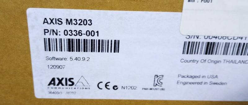 (2) Axis M3203 Network Cameras gallery