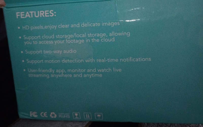 2pcs iSeeHome SHN51-C492A-W6-WL-2 Wi-Fi IP 1080p Pan/Tilt Night Vision White 2pc gallery