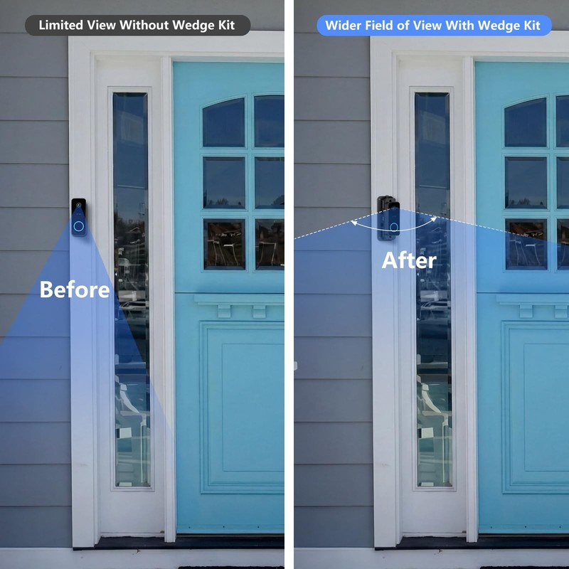 Doorbell Mount for Wyze Battery Video Doorbell and Video Doorbell v2,Wired, 3... gallery