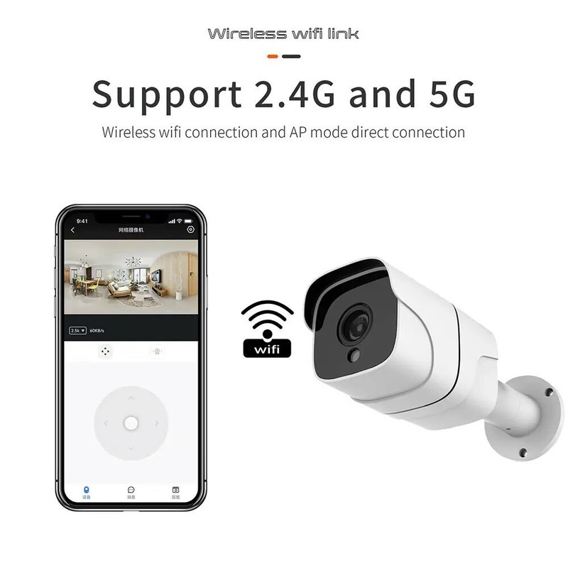 Tuya 5G Wifi Camera Outdoor 5MP Home Security Camera Motion Detect Surveillance gallery