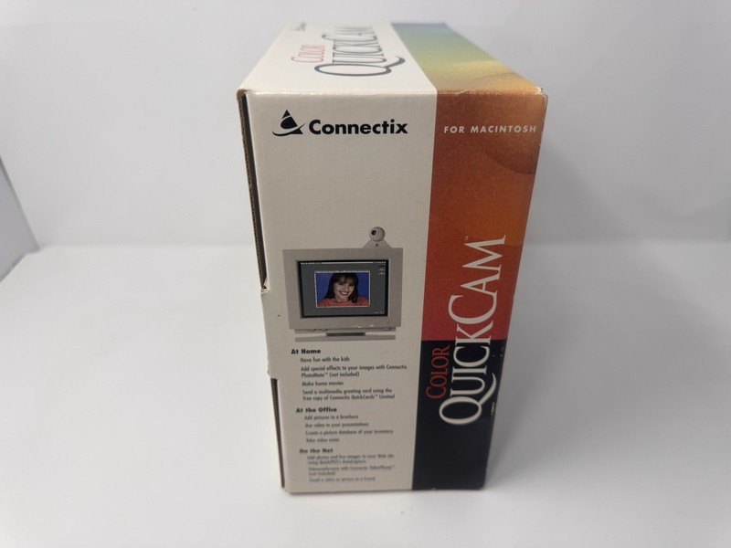 Connectix Color QuickCam Webcam For Apple Macintosh Vintage New In Box gallery