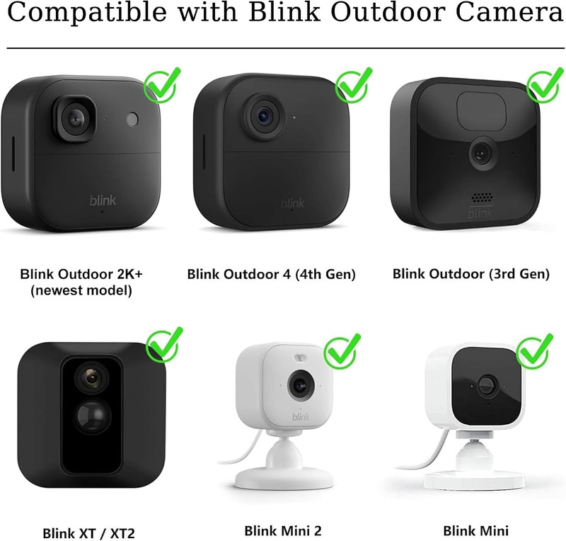 2 Pack No-Drill Vinyl Siding Mount Compatible with Blink Outdoor 2K+,Blink gallery
