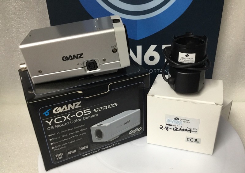 GANZ YCX-05 Series CCTV Color Camera W/ 2.8-12mm Lens 700TVL True Day/Night NEW! gallery