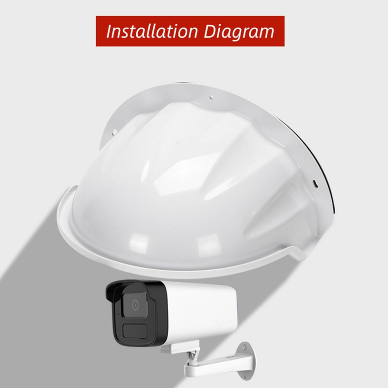 Sun Rain Shade Cover Outdoor, CCTV Security Camera Top Shield Protective Roof fo gallery