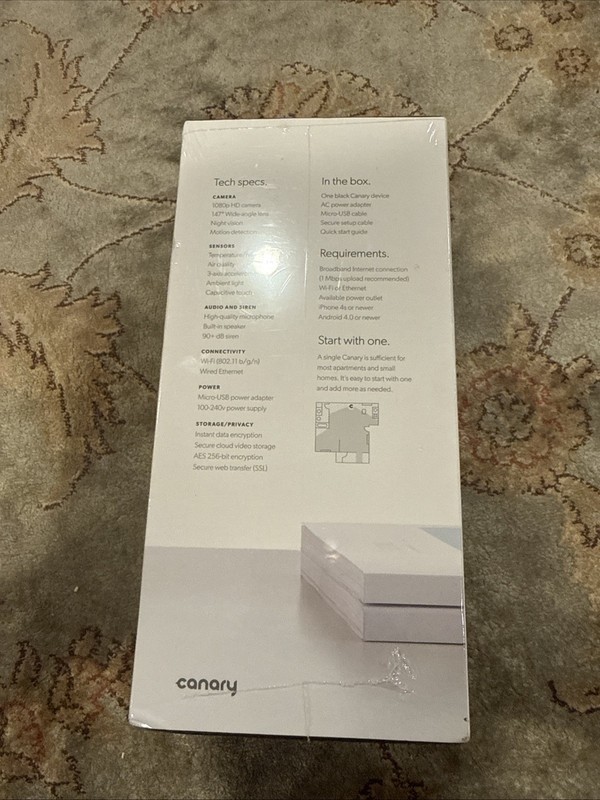 Canary Smart Home Security Camera Black gallery