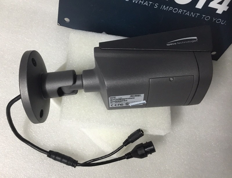 SPECO O3VFBM Security Network Color Camera 3MP 2.7-12mm Auto Focus IR D/N TESTED gallery