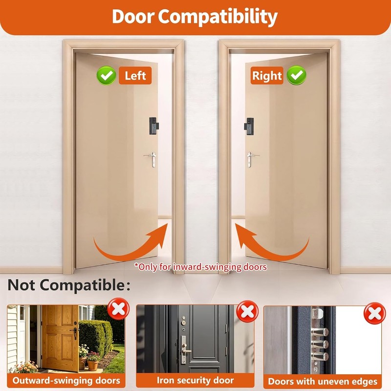 No-Drill R-ing Doorbell Mount with Rain Cover, Anti-Theft Door Bracket Compatibl gallery