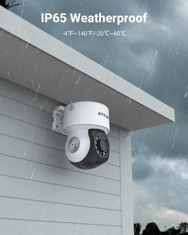 2Pack 1080P 2MP AHD CCTV Home Surveillance Dome Wired PT Camera with 350° Pan an gallery