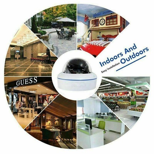 2MP/5MP CCTV Security Camera 180 Degree Fisheye Lens Indoor Outdoor Dome Camera gallery