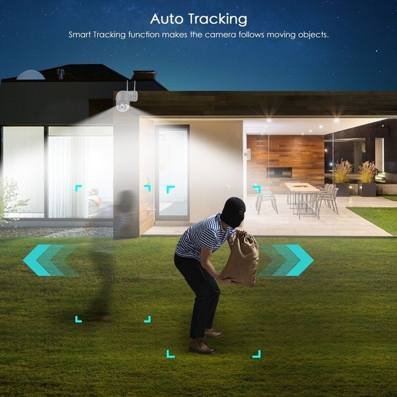 8MP 4K PTZ Wifi IP Camera Cloud HD 1080P 4X Digital Zoom CCTV Home Security Cam gallery