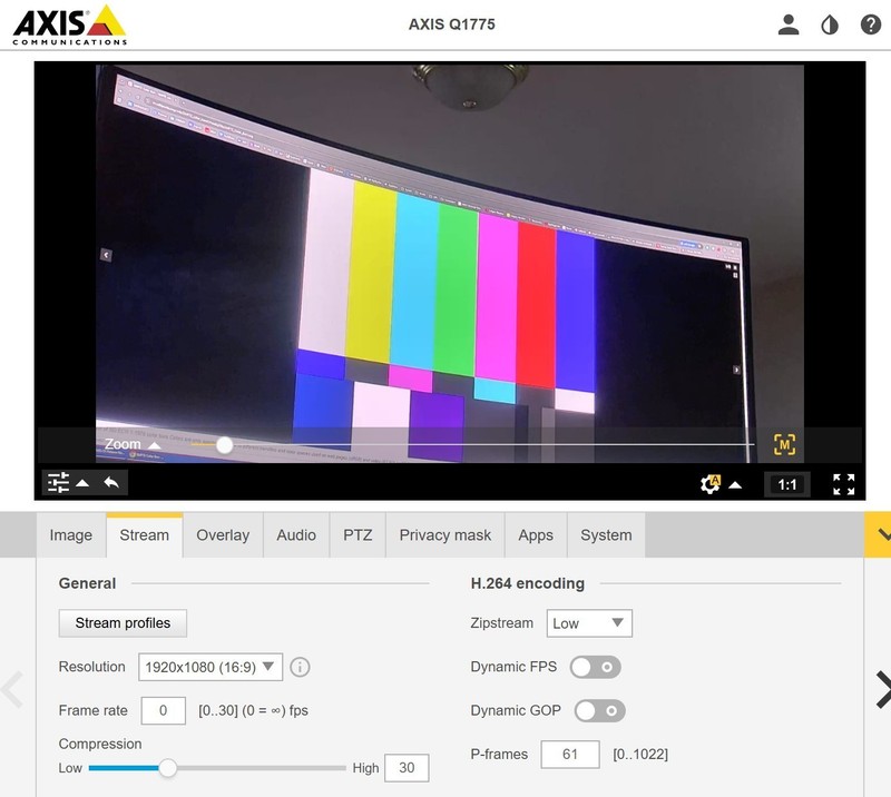 Axis Q1775 HDTV 60fps Outdoor Network Camera gallery