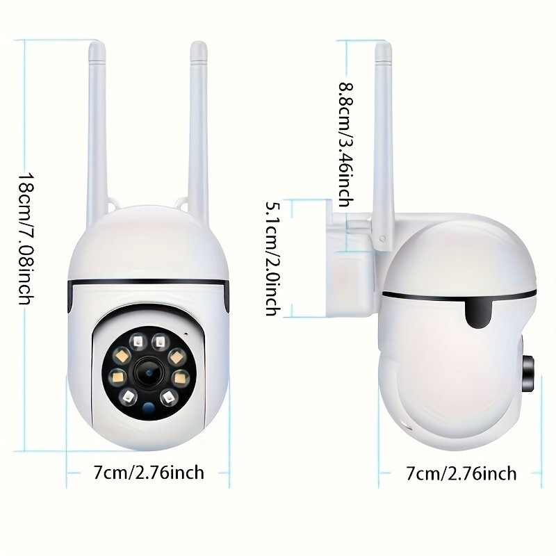 2.4G WIFI Security Camera System Outdoor Home Night Vision Wired Cam 1080P HD gallery