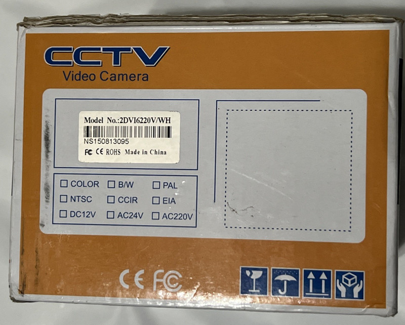 CCTV VIDEO CAMERA 2DVI6220V/WH DOME CAMERA NEW
