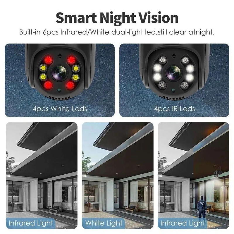 4K 8MP PTZ Wifi IP Camera Outdoor Wireless Camera 5MP Security CCTV Smart Camera gallery