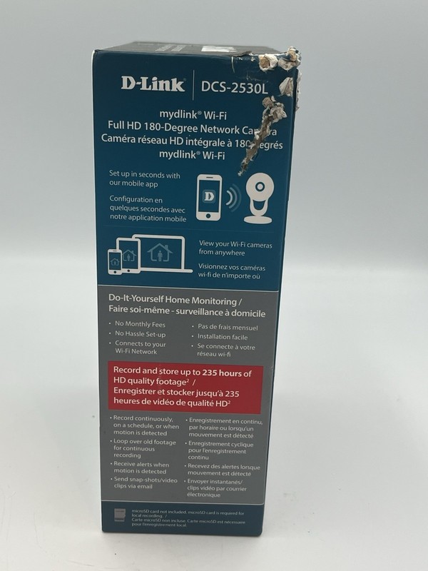 D-Link Full HD 180 Degree Network Camera 1080P DCS-2530L ~ New In Open Box gallery