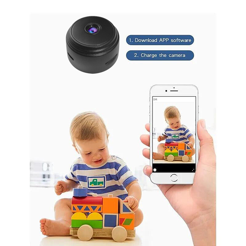 A9 HD Wifi Smart Monitor Surveillance Cameras Sensor Camcorder Web Video Home Sa gallery