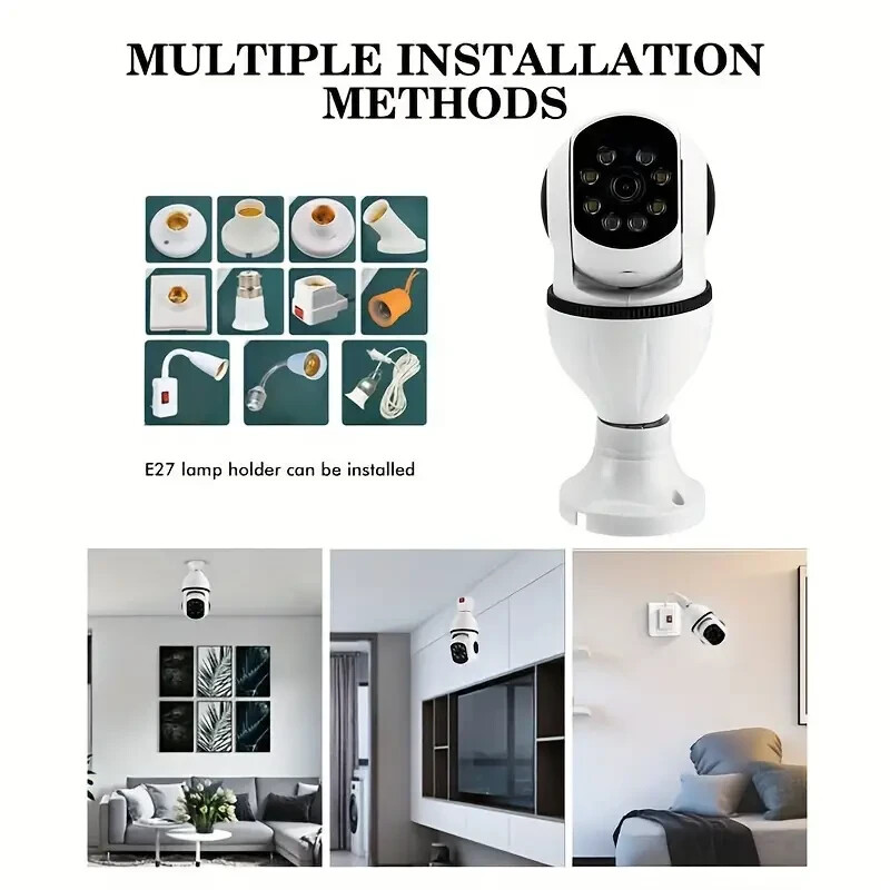 5G WIFI Surveillance 360° Rotate Auto Tracking Panoramic Camera gallery