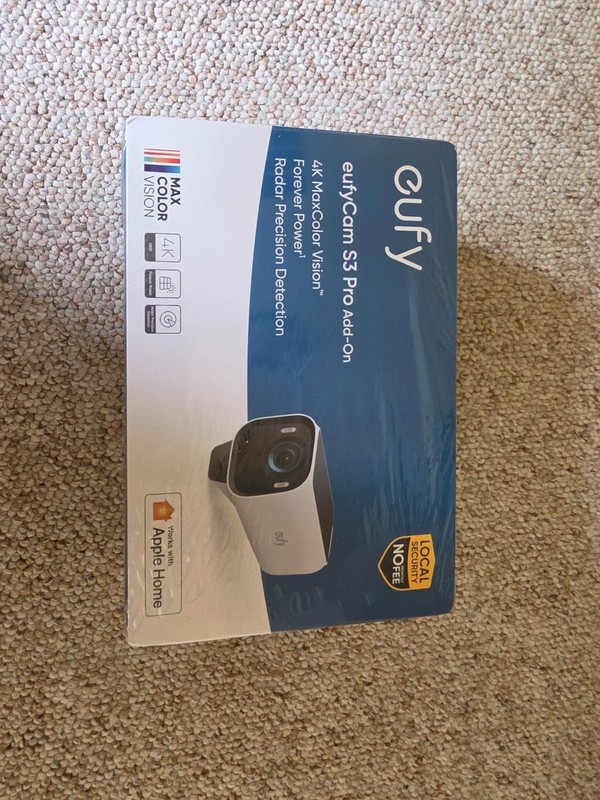 eufy eufyCam S3 Pro Add-on Camera 4K Solar Security Camera MaxColor Night Vision