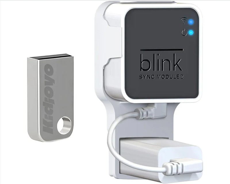 256GB USB Flash Drive, Outlet Wall Mount Holder for Blink Sync Module 2 with Sho