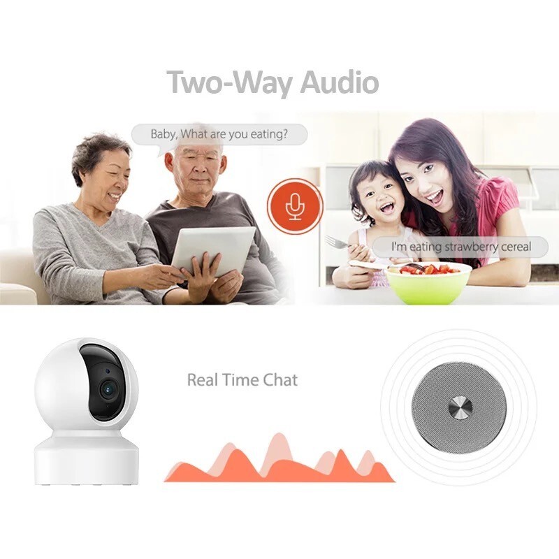 CANAVIS D307 3MP High-quality Remote Security Camera, Pet/Kids Home Surveillance gallery