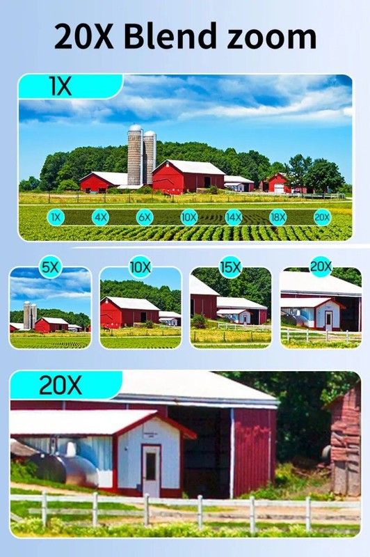 10K 20MP WiFi IP Camera 3 Screens Outdoor 360° Security Ai Tracking CCTV Camera gallery