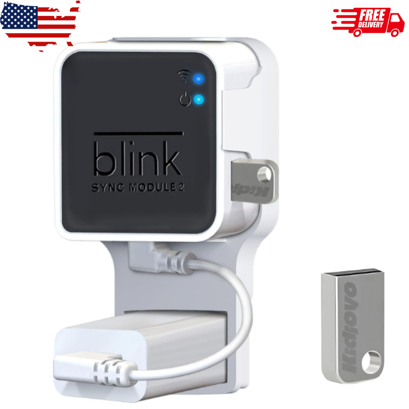 256GB USB Flash Drive and Outlet Wall Mount for Blink Sync Module 2 save Space gallery