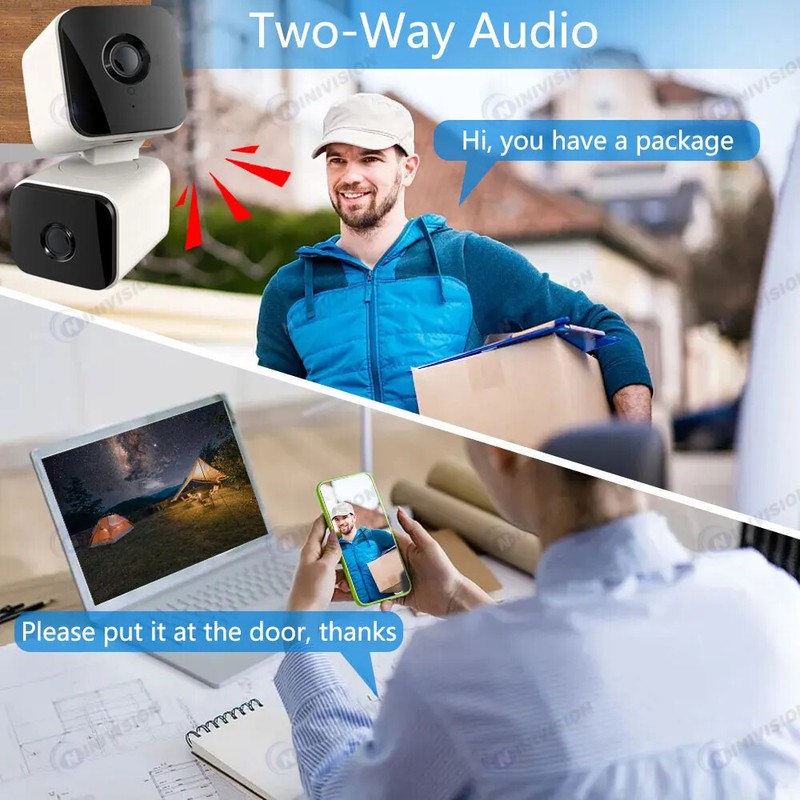 8MP Smart Cam PTZ Control Camera 360 Degree Motion Tracking Color Night Vision gallery