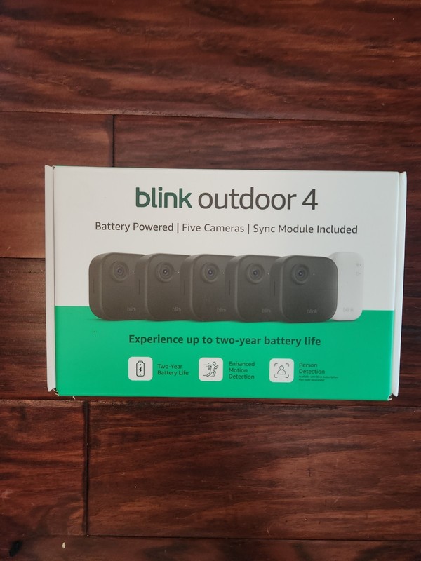 BLINK Outdoor 4 (4th Gen) 5-Camera Security System Sync Module Core B0DHLTCYWH