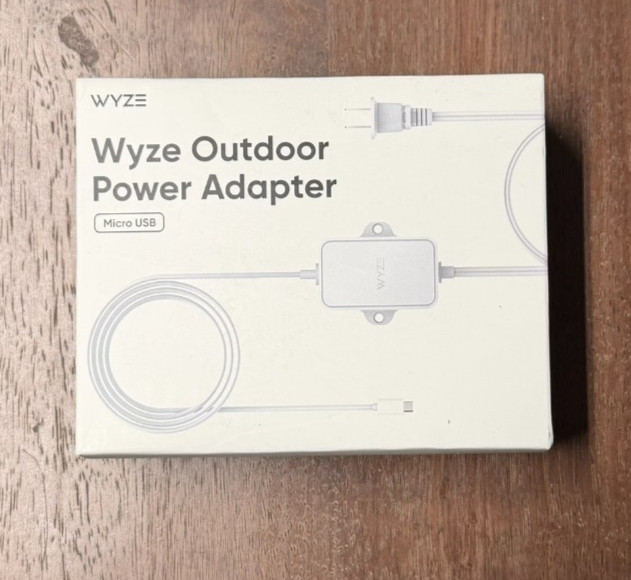 Wyze Outdoor Power Adapter for Wyze Cam Brand New [Cam Sold Separately]