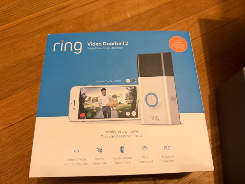 Ring video Doorbell 2 1080p - 1337143 - Open Box Used gallery