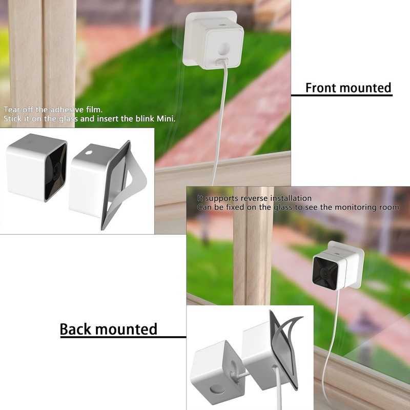 Self-Adhesive Window Mount for Blink Mini – No Indoor Reflections Pack of 1 gallery