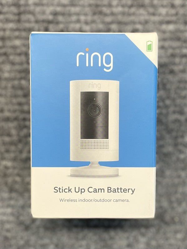 Ring Stick Up Cam Indoor/Outdoor 1080p WiFi battery Security Camera White 3rd