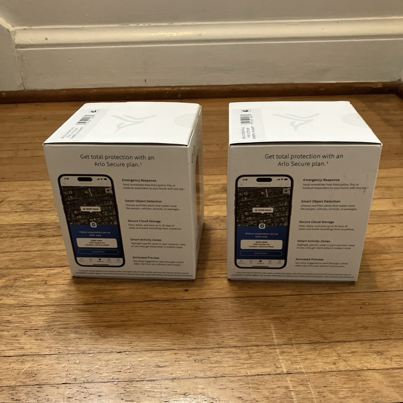 (2) Arlo Essential Outdoor Wireless Live HD Security Cameras 2nd Generation gallery