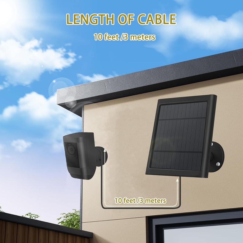 Ring Solar Panel 2-Pack for Spotlight Cam - 10FT Cable gallery