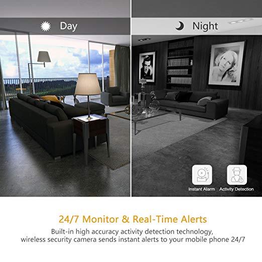 Wireless Baby Monitor WiFi IP Camera Security1080P with Night Vision for Home, O gallery