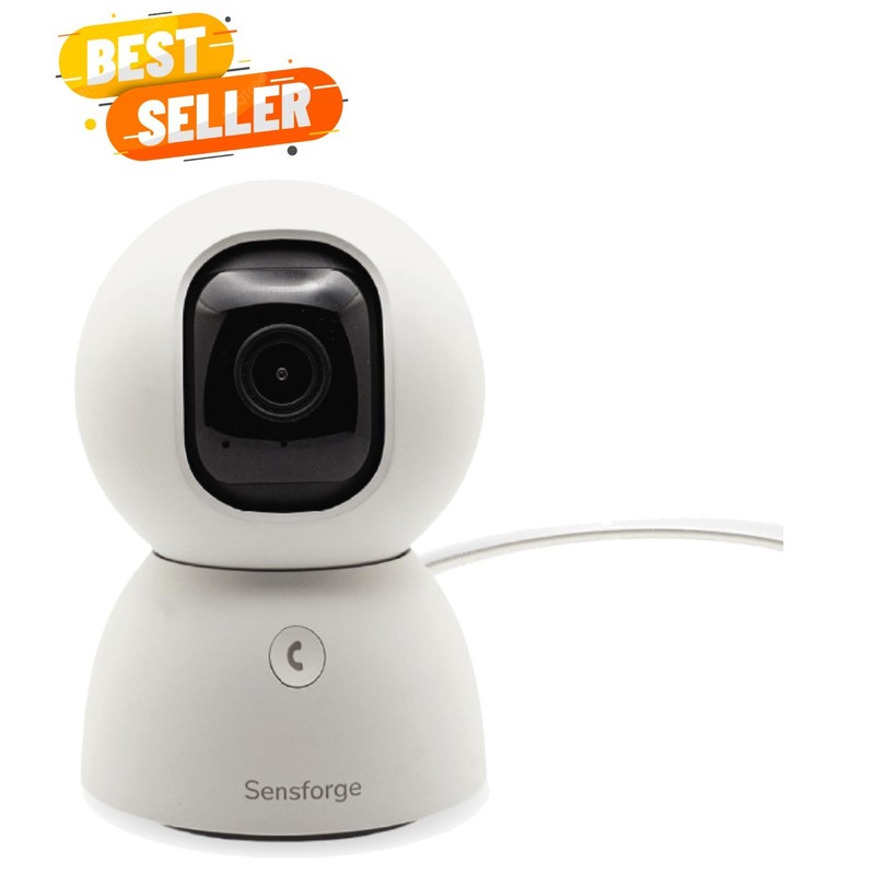 Smart Home 2.5K Camera – Full Coverage, Pet Monitoring & Two-Way Talk